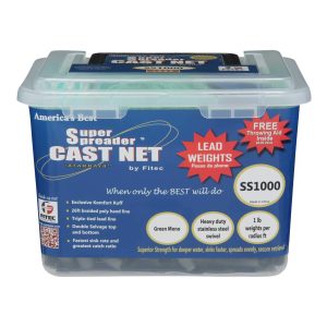 7' X 1/2" MESH CAST NET CLEAR MONO- SS11270