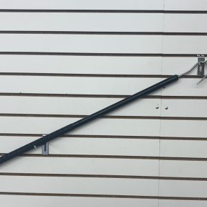 SEAWORX GAFF 2.5' BLACK ALUMINUM W/ BLACK HEAT SHRINK GRIP